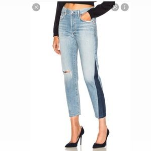 Citizens of Humanity Liya High Rise Shadow Side Seam Crop